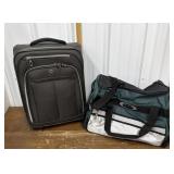 Suitcase, duffle bag