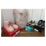 Sweater, boots, shoes- size xl, 9, 9.5