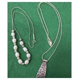 Necklaces marked 925