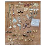 Costume jewelry necklaces earrings cufflinks etc