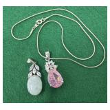 Sterling silver pendants