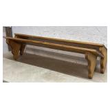 2 Knotty Pine Clock Shelves