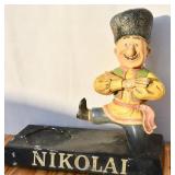 MCM Nikolai Vodka Chalkware Statue-Russian