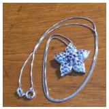 Beautiful JS .925 Sterling Silver Tanzanite