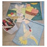 Seasonal yard / garden flags