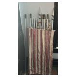 Vintage Marching Band Parade Flag & Banner Poles