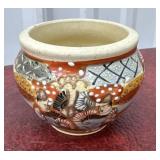 Satsuma pottery Planter/vase - small