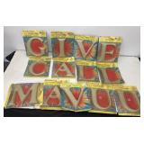 13 Decorative letters