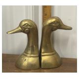 Brass duck bookends