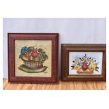 Flower Art- theorem Painting & Pressed Flower Art