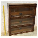 Viking 3 Section Stacking Bookcase (Oak)