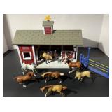 Herd of Breyer Stablemates. Breyer Barn.