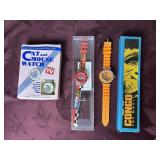 Novelty Wrist Watches King Kong, NASCAR  Coca
