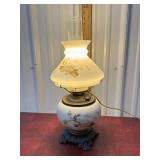 Hurricane lamp electrified *needs new wiring