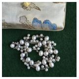Beautiful Honora sterling silver cultured pearls