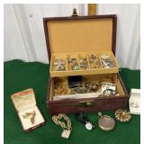 Jewelry box w/ contents