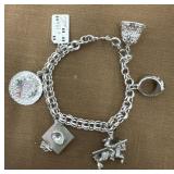 Sterling Silver charm bracelet