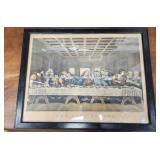 Last supper framed print
