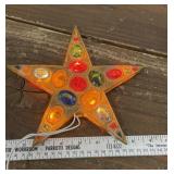 Christmas tree topper- star w/ lights