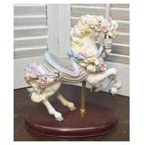 Very ornate Lenox carousel horse