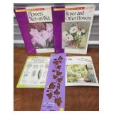 Art books, ivy stencil, etc