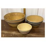 Yellow ware bowls *not all perfect