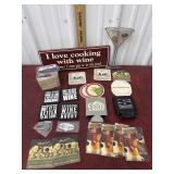 Beer and wine coasters, bottle, openers bottle,