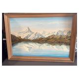 40ï¿½x 28ï¿½ framed painting M. Richard