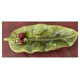 Large Wade of calif. pottery leaf