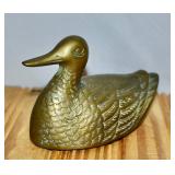 Brass Duck Paperweight