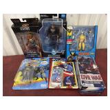 Superhero figures - Batman, Superman, Thor,