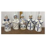 Porcelain nodder figures *not all perfect