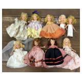 Bisque Nancy Ann story book dolls