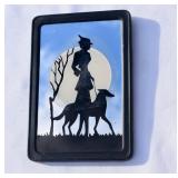 Art Deco Reverse Painted Framed Picture