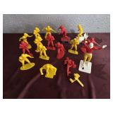 Vintage Marx 4ï¿½ Football Players