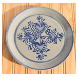 Vintage Beaumont Pottery Salt Glaze Pottery Plate