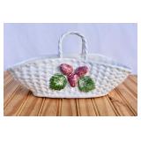 Savoir Vivre Ceramic Pottery Basket-Fruit Bowl