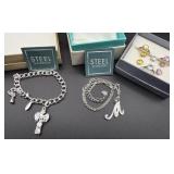 Stainless steel by design - rings/earring Set,