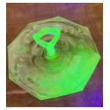 Tidbit tray glow glass