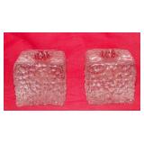 Mid Century Modern Scandinavian Art Glass Ice