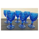 6 Fenton for Red-Cliff "Knobby Bulls Eye" blue