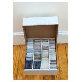 Large Box of Baseball and Football Cards - loaded