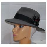 SCALA New Yorker Handmade 100% Wool Fedora Size