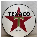 Porcelain Double Sided Texaco Sign 36ï¿½ NOT ANTIQUE