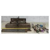 Early Stanley Miter Saw & Garden Tools- proceeds