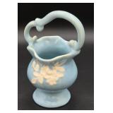 Weller pottery cameo basket