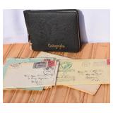 Antique Autograph Book & Letters