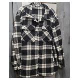 XL heavy plaid shacket