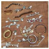 Costume jewelry bracelets