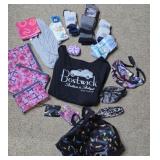 Bags, new socks, L Bostwick shirt, etc...